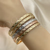 Aro Semanario 07.252.0075.1.06 Oro Laminado, Pulido, Tres Tonos (05 MM Thickness, Size 6 (2.75 Diameter))
