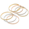 Aro Semanario 07.252.0075.1.06 Oro Laminado, Pulido, Tres Tonos (05 MM Thickness, Size 6 (2.75 Diameter))