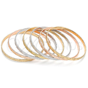 Aro Semanario 07.252.0075.1.06 Oro Laminado, Pulido, Tres Tonos (05 MM Thickness, Size 6 (2.75 Diameter))