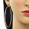 Argolla Extra Grande 02.213.0238.70 Oro Laminado, Diamantado, Tono Dorado