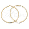 Argolla Extra Grande 02.213.0238.70 Oro Laminado, Diamantado, Tono Dorado