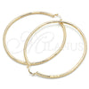Argolla Extra Grande 02.213.0238.70 Oro Laminado, Diamantado, Tono Dorado