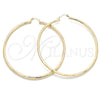 Argolla Extra Grande 02.213.0238.70 Oro Laminado, Diamantado, Tono Dorado