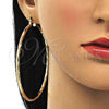 Argolla Extra Grande 02.213.0240.70 Oro Laminado, Diamantado, Tono Dorado