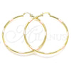 Argolla Extra Grande 5.134.016.1.70 Oro Laminado, Pulido, Tres Tonos