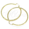 Argolla Grande 02.213.0242.1.60 Oro Laminado, Diamantado, Tono Dorado