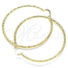 Argolla Extra Grande 02.213.0245.1.70 Oro Laminado, Diamantado, Tono Dorado