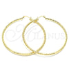 Argolla Extra Grande 02.213.0150.70 Oro Laminado, Diamantado, Tono Dorado
