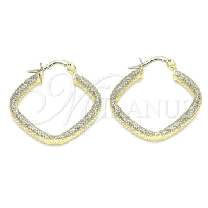 Argolla Pequeña 02.213.0253.25 Oro Laminado, Diamantado, Tono Dorado