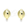 Argolla Huggie 02.213.0271.12 Oro Laminado, Pulido, Tono Dorado