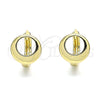 Argolla Huggie 02.213.0282.12 Oro Laminado, Pulido, Tono Dorado