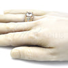 Anillo de Hombre 01.266.0046.10 Oro Laminado, con Blanca Zirconia Cubica and Blanca Micro Pave, Pulido, Tono Dorado (Size 10)