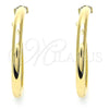 Arete Dormilona 02.163.0155.50 Oro Laminado, Pulido, Tono Dorado