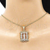 Dije Religioso 05.351.0204 Oro Laminado, Diseño de Guadalupe, Pulido, Tres Tonos