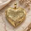 Dije Relicario 05.117.0024 Oro Laminado, Diseño de Corazón, Pulido, Tono Dorado
