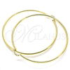 Argolla Extra Grande 5.134.015.90 Oro Laminado, Pulido, Tono Dorado