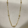 Gargantilla Basica 04.213.0228.18 Oro Laminado, Pulido, Tono Dorado (02 MM Thickness, 18 Inches Length)