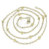 Gargantilla Basica 04.213.0228.22 Oro Laminado, Pulido, Tono Dorado (Grosor 02 MM, 22 Pulgadas de Largo)
