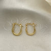 Argolla Pequeña 5.134.014.12 Oro Laminado, Pulido, Tono Dorado