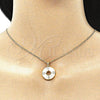 Juego de Arete y Dije de Adulto 10.156.0405 Oro Laminado, Pulido, Tono Dorado