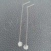 Arete Dormilona 02.156.0617 Oro Laminado, Diseño de Angel, con Blanca Micro Pave, Pulido, Tono Dorado