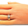Anillo Elegante 01.213.0011 Oro Laminado, Diseño de Elefante, Pulido, Tono Dorado (One size fits all)