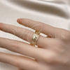 Anillo Elegante 01.213.0011 Oro Laminado, Diseño de Elefante, Pulido, Tono Dorado (One size fits all)