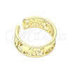 Anillo Elegante 01.213.0011 Oro Laminado, Diseño de Elefante, Pulido, Tono Dorado (One size fits all)