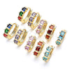 Argolla Huggie 02.210.0654.15 Oro Laminado, con Granate Zirconia Cubica, Pulido, Tono Dorado