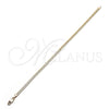 Tobillera Básica 04.319.0012.10 Oro Laminado, Pulido, Tono Dorado (Calibre 0.80, Grosor 03.8 MM, 10 Pulgadas de Largo)