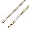 Gargantilla Basica 04.319.0013.24 Oro Laminado, Pulido, Tono Dorado (160 Gauge, 06 MM Thickness, 24 Inches Length)