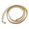 Gargantilla Basica 04.319.0013.24 Oro Laminado, Pulido, Tono Dorado (160 Gauge, 06 MM Thickness, 24 Inches Length)