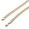 Gargantilla Basica 04.319.0014.24 Oro Laminado, Pulido, Tono Dorado (200 Gauge, 08 MM Thickness, 24 Inches Length)