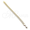 Pulsera Básica 04.319.0014.08 Oro Laminado, Pulido, Tono Dorado (200 Gauge, 08 MM Thickness, 8 Inches Length)