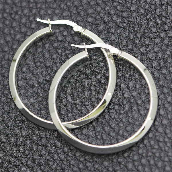 Argolla Mediana 02.389.0096.30 Plata Rodinada, Pulido, Tono Plateado