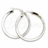 Argolla Mediana 02.389.0099.30 Plata Rodinada, Pulido, Tono Plateado
