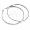 Argolla Grande 02.389.0101.50 Plata Rodinada, Pulido, Tono Plateado