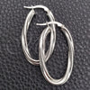 Argolla Mediana 02.389.0103.30 Plata Rodinada, Diseño de Torcido, Diamantado, Tono Plateado