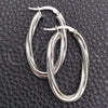 Argolla Mediana 02.389.0103.30 Plata Rodinada, Diseño de Torcido, Diamantado, Tono Plateado