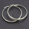Argolla Grande 02.389.0104.50 Plata Rodinada, Pulido, Tono Plateado