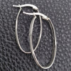 Argolla Mediana 02.389.0110.30 Plata Rodinada, Diseño de Torcido, Pulido, Tono Plateado
