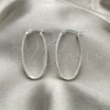 Argolla Mediana 02.389.0110.30 Plata Rodinada, Diseño de Torcido, Pulido, Tono Plateado