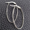 Argolla Mediana 02.389.0110.30 Plata Rodinada, Diseño de Torcido, Pulido, Tono Plateado