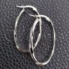 Argolla Mediana 02.389.0112.30 Plata Rodinada, Diseño de Torcido, Diamantado, Tono Plateado