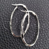 Argolla Mediana 02.389.0112.30 Plata Rodinada, Diseño de Torcido, Diamantado, Tono Plateado