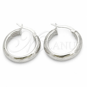 Argolla Pequeña 02.389.0114.15 Plata Rodinada, Diamantado, Tono Plateado