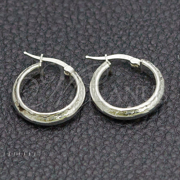 Argolla Pequeña 02.389.0119.15 Plata Rodinada, Diamantado, Tono Plateado