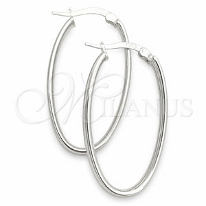 Argolla Mediana 02.389.0124.30 Plata Rodinada, Pulido, Tono Plateado