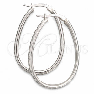 Argolla Mediana 02.389.0126.30 Plata Rodinada, Diamantado, Tono Plateado