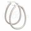 Argolla Mediana 02.389.0126.30 Plata Rodinada, Diamantado, Tono Plateado